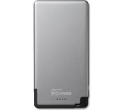 TECHLINK ReCharge 5000 Ultrathin Portable Power Bank - Grey & Black